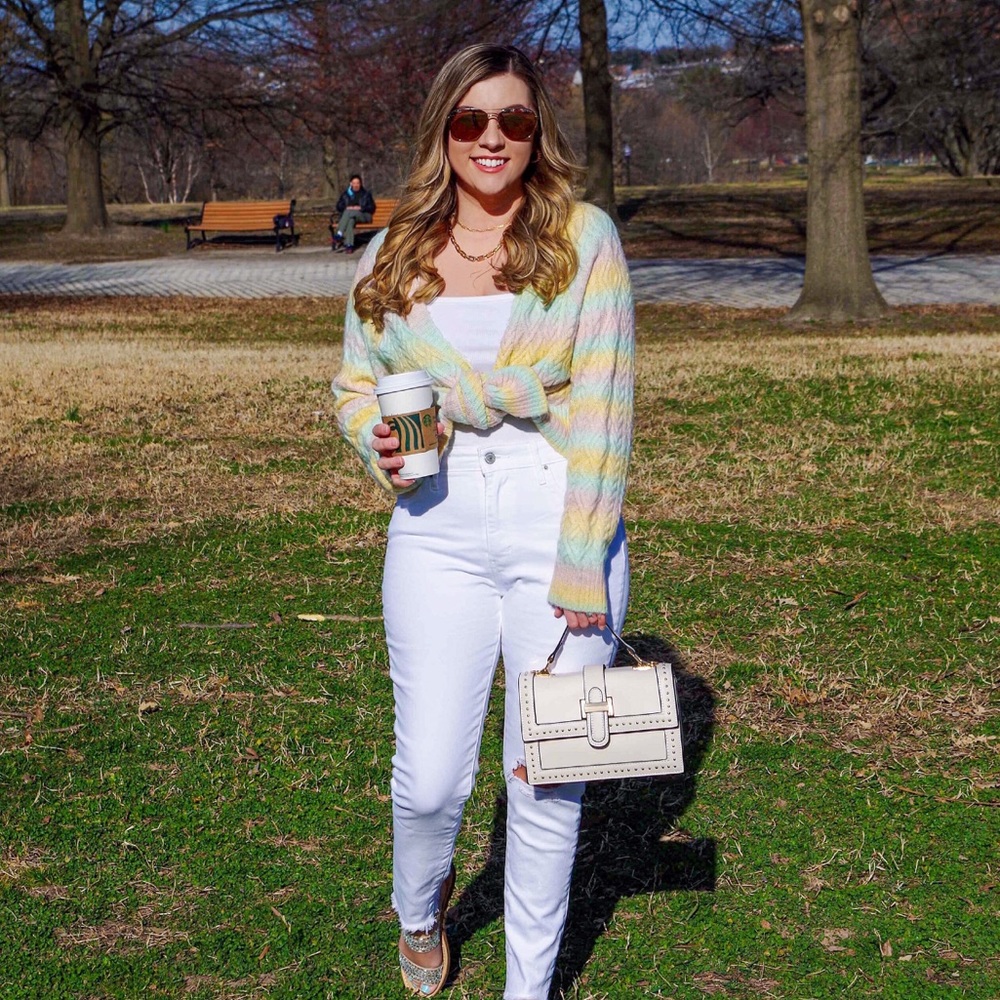 Multi colored boutique cardigan